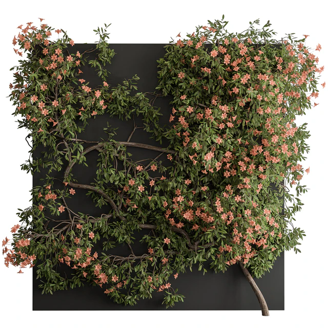 Outdoor Plant Set 426- Ivy on Wall — Скачать