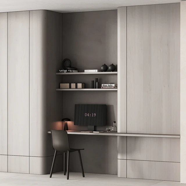 218 office furniture 05 workplace 01 minimal scandi 4 options — Descargar