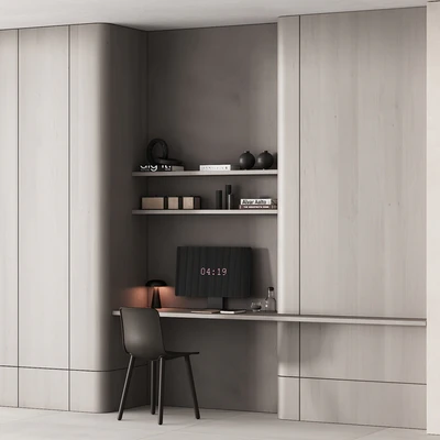 218 office furniture 05 workplace 01 minimal scandi 4 options — Ver 4