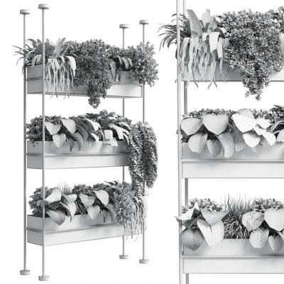 stand wall decor with shelves for the closet or showcase plants collection 179 — Вид 5