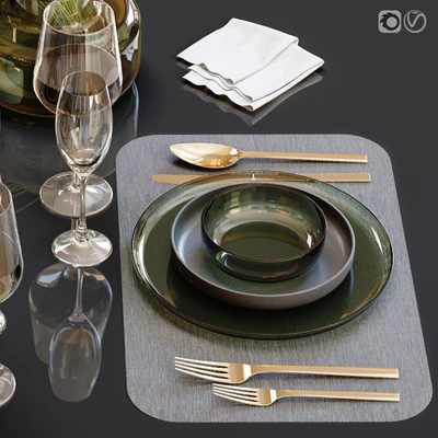 Сервировка стола / Table setting 23 — Вид 3