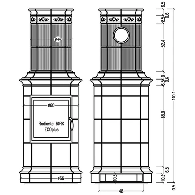 ПЕЧЬ BELLA NOCHE 2 ECOPLUS — Вид 2