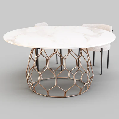 Dining Set: CB2 (Circuit Table and Inesse Chair) — Вид 2