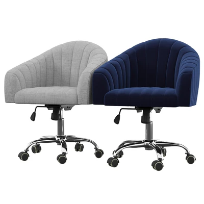 Balcom Velvet Swivel Mid-Back Desk Chairvelvet — Вид 1