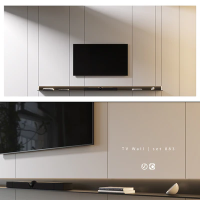 TV Wall | set 883 — Ver 1