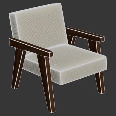 Zara Home - The walnut armchair with hemp upholstery — Ver 2