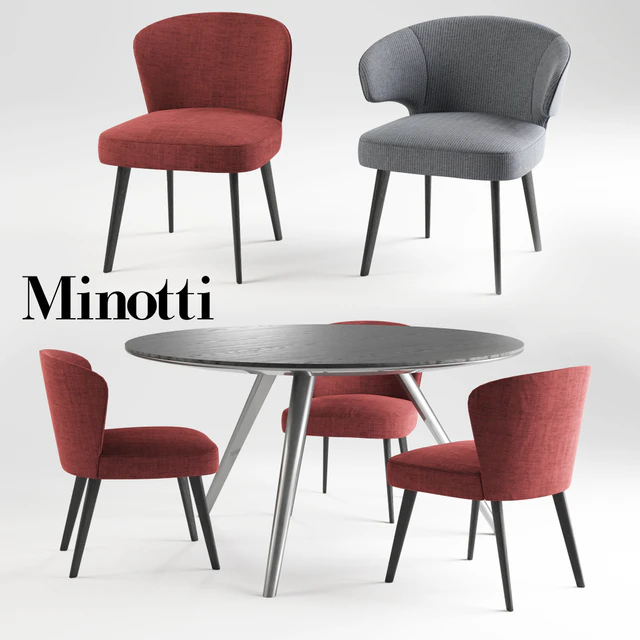 Minotti Aston &amp; Evans dinning set — Descargar