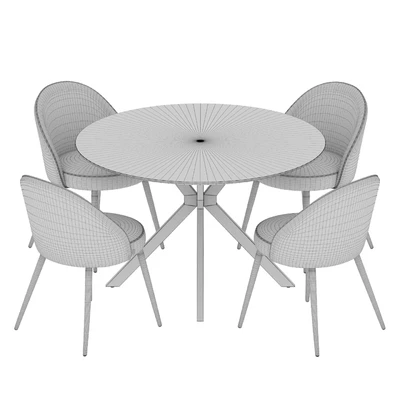Ralf table Cooper chair dining set — Ver 2