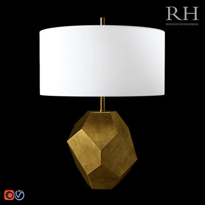 RH FACETED TABLE LAMP — Ver 1