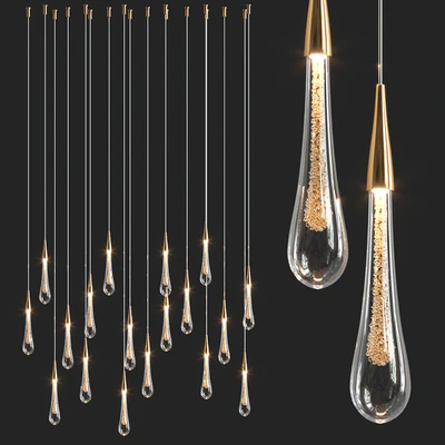 Stylish Modern Drop Pendant — Ver 1