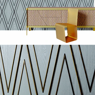 Emmemobili Oliver Boiserie Gray — Ver 2