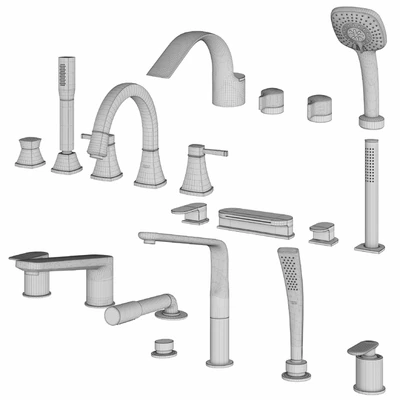 Inset bath mixers set 132 (Ravak, Grohe, IDEAL standard) — Ver 3