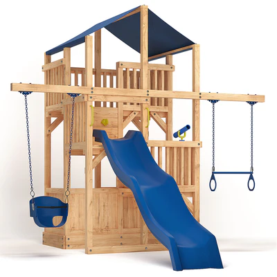 Quad Space Saver Swing Set — Ver 1