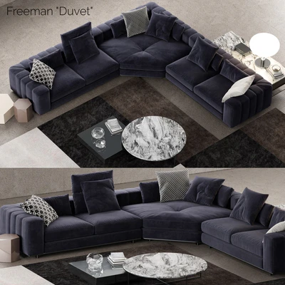 Minotti Freeman Duvet Sofa 2 — Ver 1