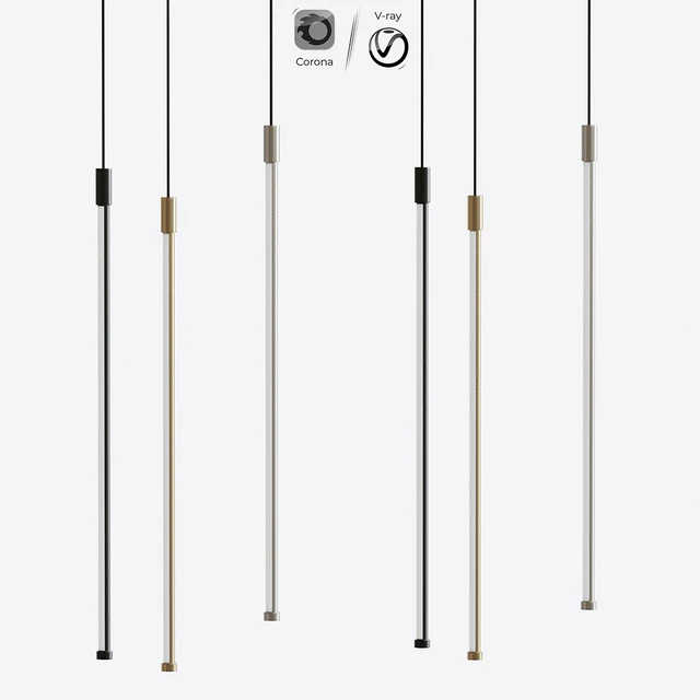 Mini Cylinder Black LED Pendant Light Single Light — Descargar