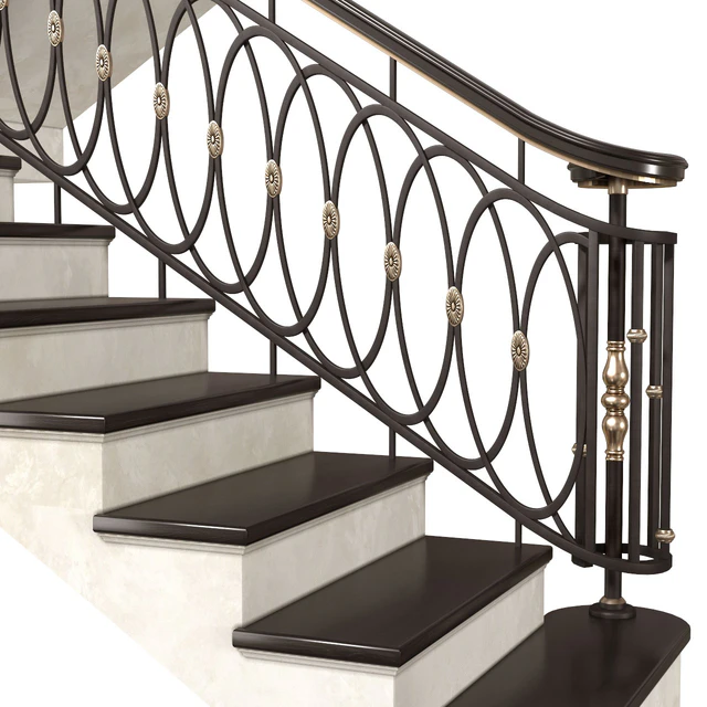 Современная лестница в стиле Ар-деко.Modern interior stair — Скачать