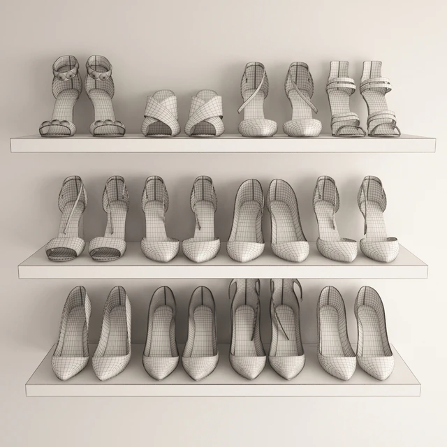 Набор женской обуви I Women shoes  02 — Скачать
