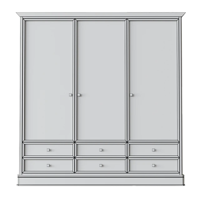 Three-door wardrobe "Ellington" Артикул: 105877/4 — Descargar