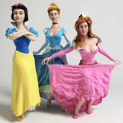 Disney Princess (vray GGX) — Ver 1