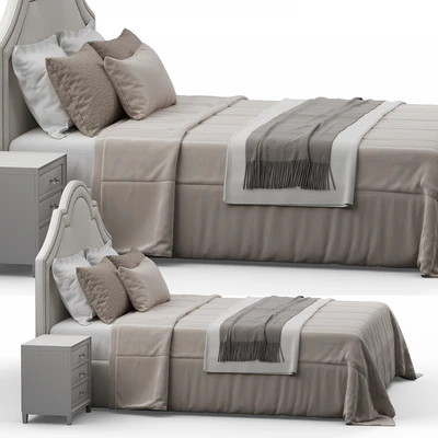 Queen Madison Crown Headboard Bed — Вид 2