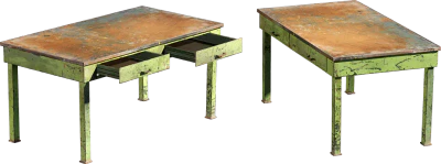 worn metal workbench 001 — Descargar