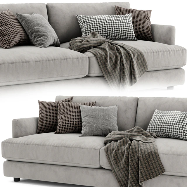 West Elm Haven 2 Seats Sofa — Скачать