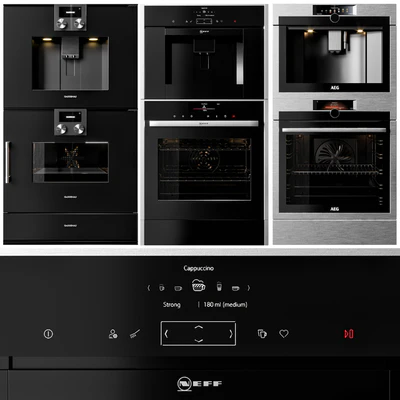 GAGGENAU, AEG and NEFF double oven and coffeemaker collection — Вид 1