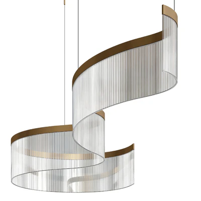 DANELIUS LONG Chandelier Lamp By Lampatron — Вид 4