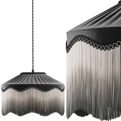 Pendant Light 15 - Spearmint Silk Tiffany Lampshade — View 3