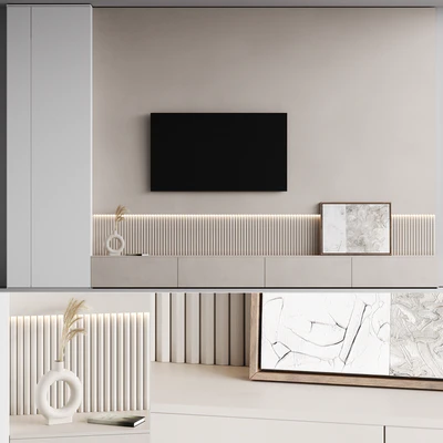 TV wall 02 — Ver 1