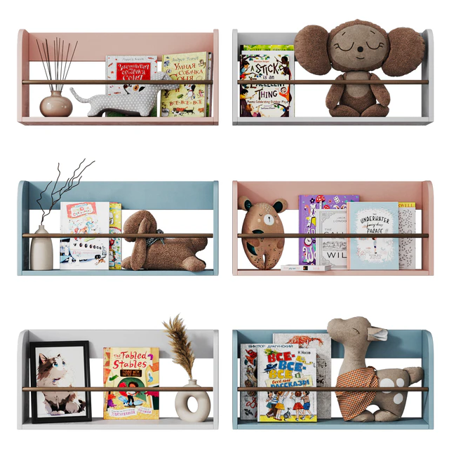 Furniture for children \ Полки в детскую 004 — Скачать