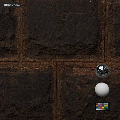 dirty concrete block wall texture — Вид 5