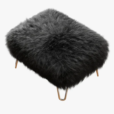Sara Sheepskin Footstool — Вид 3