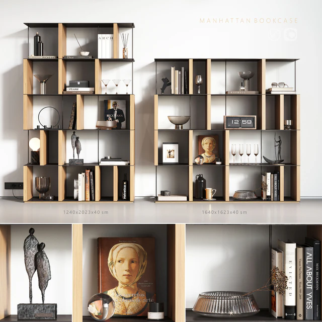 Manhattan bookcase — Descargar