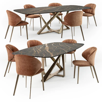 Bontempi Millennium table Drop chair — Вид 3