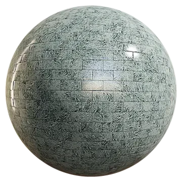 verde alpi marble brick tiles 001 — Скачать