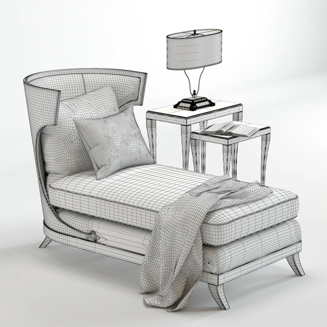 Baker Atrium Chaise — Скачать