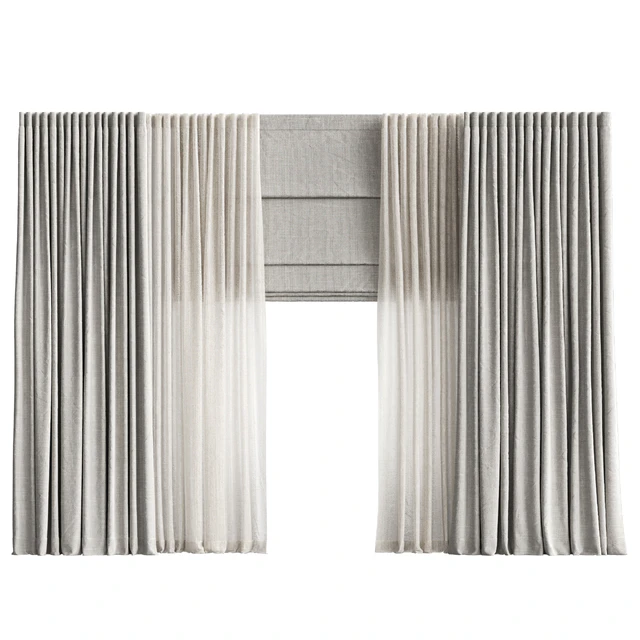 Curtains with Roman blinds 2 — Descargar