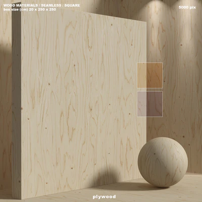 Material wood (seamless) plywood - set 152 — Ver 1
