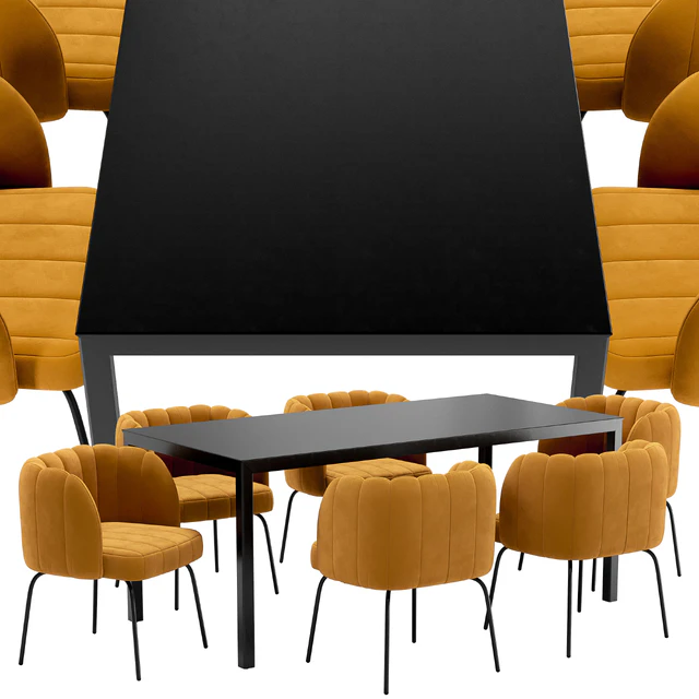 Douna Dining Chair and Hiba Table — Descargar