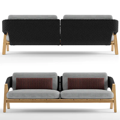 Ethimo knit sofa — Ver 3