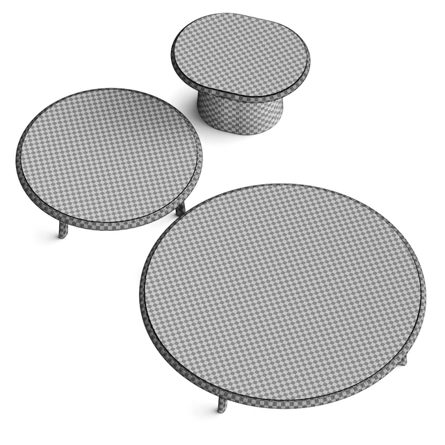 Kettal Giro Coffee Tables — Скачать