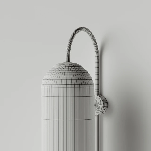 Wall Float Lamp Milky — Скачать