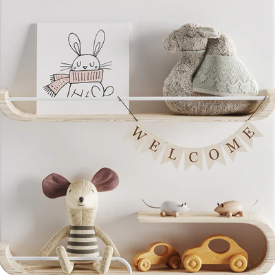 Children room. Decor set 04 — Ver 3