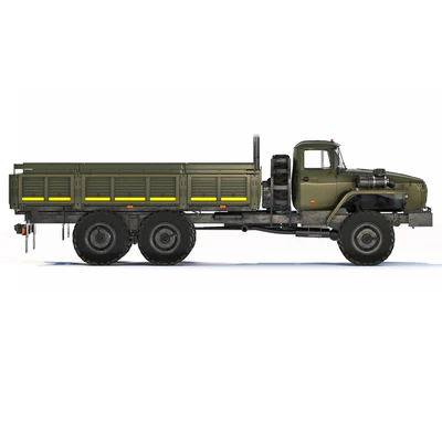 Ural 4320-0911 flatbed body 2015 — Ver 6