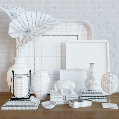 Decoration set Alocasia calidora — Ver 2