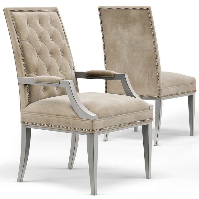 Cheska Upholstered Tufted Chairs — Скачать