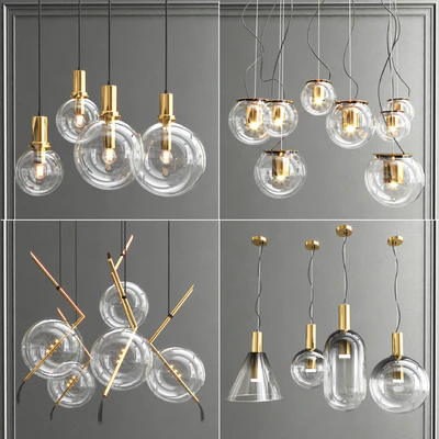 Collection glass bole pendants — Вид 1