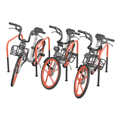 Bicycles in the parking area — View 4