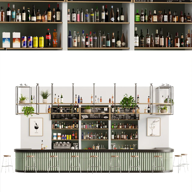 Bar 10 Hotle Bar (70 Bottles + Bar Items) — Descargar